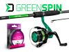 Delphin GreenSPIN pergetőszett 180cm/30g + 2T + 0,22mm