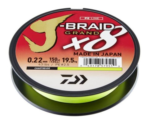 Daiwa J-Braid Gr X8E 0.06mm-135m CH