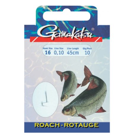 Gamakatsu Roach előkötött horog horog 10/cs 010 /BKS-1050N/010/