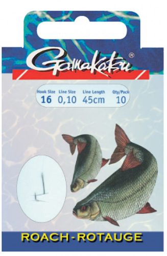 Gamakatsu Roach előkötött horog 10/cs 010 /BKS-1050N/010/