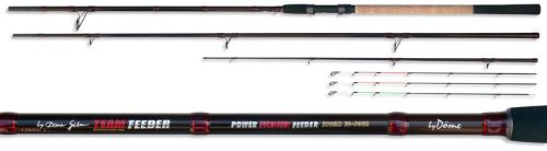 By Döme TEAM FEEDER Power Fighter River Feeder 390XXH 100-250g 3,9 m