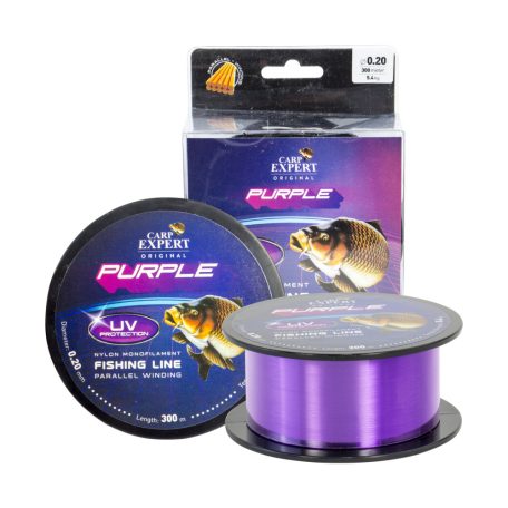 Carp Expert UV Purple fémdobozos monofil főzsinór 0,35mm/14,9kg/1000m