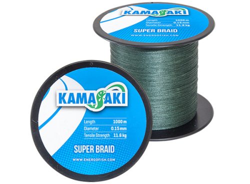 Kamasaki Super Braid fonott főzsinór 0,15mm/11,6kg/1000m