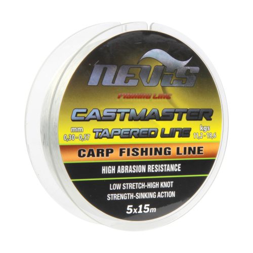 Nevis Castmaster Tapered Line 5x15m 0.28-0.57mm