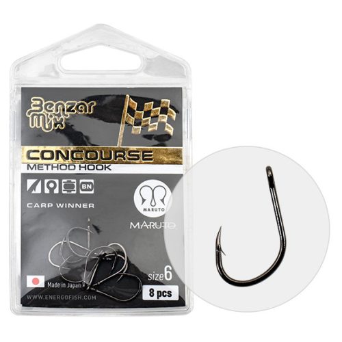 Benzár Concourse Method Carp Winner horog 12-es 8db/cs