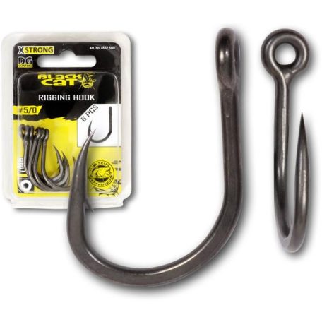 Black Cat Rigging Hook harcsázó horog 6/0 (6db/cs)