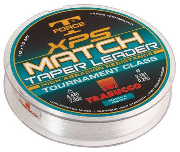 Trabucco T-Force XPS Match Taper Leader 0,20mm-0,32mm 10x15m