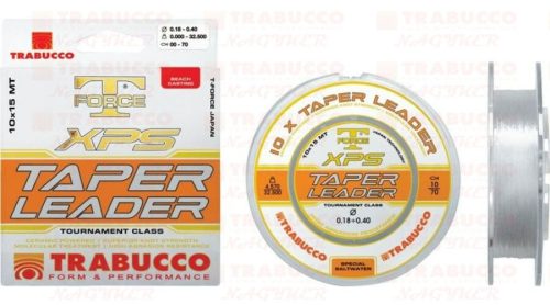 Trabucco T-Force XPS Taper Leader 0,26mm-0,57mm 10x15m