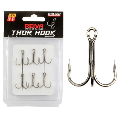 Reiva Treble Hook TR-19 hármashorog 2-es méret