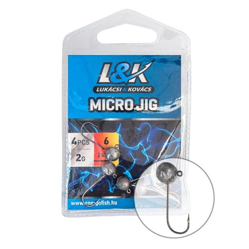 L&K micro jig 2316 fej 6 2g