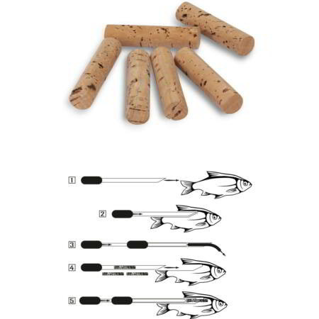 Black Cat Cork Sticks 11mm L: 5cm