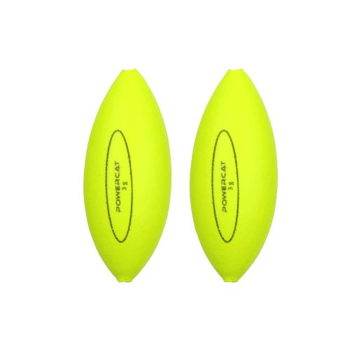 Nevis Powercat micro U-float harcsázó úszó sárga 1,5g 2 db/cs