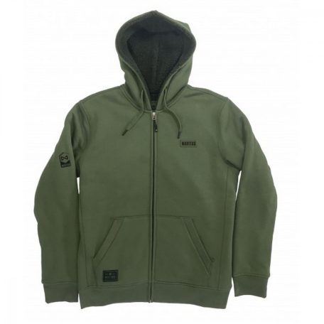 Navitas Sherpa Zip Hoody Green kapucnis felső