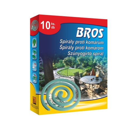 Bros szúnyogriasztó spirál (10db/cs)