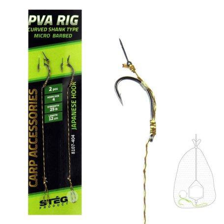 Stég Product PVA előke horogtüskével 12cm 8-as 2db/cs