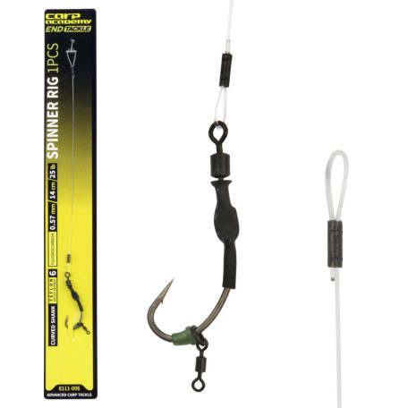 Carp Academy Spinner rig / Curved Shank 4-es