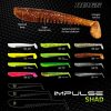 Nevis Impulse Shad 10cm 4db/cs (Flash Chartreuse)