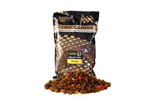 Benzár Concourse Twister Pellet Mix 800g - Chili-Squid