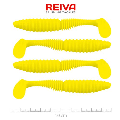 Reiva Zander Power Shad 10cm 4db/cs (Lemonade)