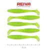 Reiva Zander Power Shad 8cm 5db/cs (Flash Chartreuse)