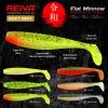 Reiva Flat Minnow shad 10cm 4db/cs (Poppy Green)