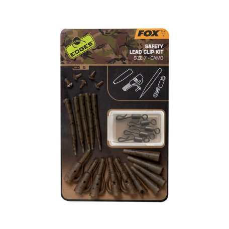 Fox Edges Camo Lead clip kit size 7 x 5