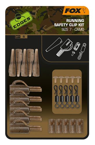 Fox Edges Camo Running Safety Clip Kit