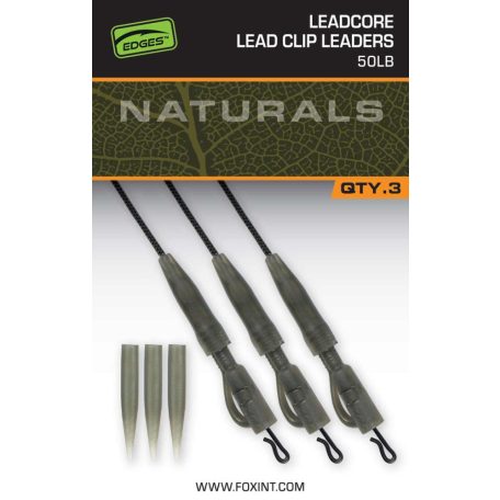 Fox Naturals Leadcore PG Lead Clip Leaders