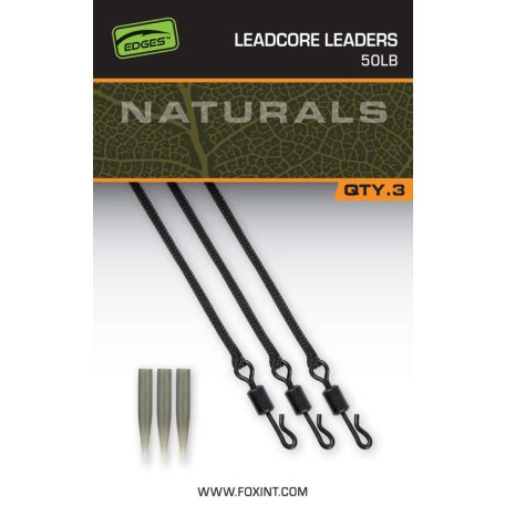 Fox Naturals Leadcore Leaders x3