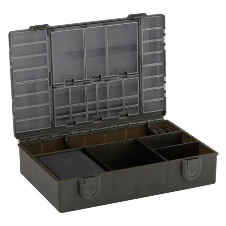 Fox “Loaded” Medium Tackle Box - szerelékes doboz kiegészítőkkel