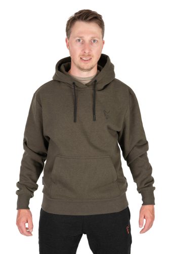 Fox Collection Hoody Green/Black kapucnis pulóver XL