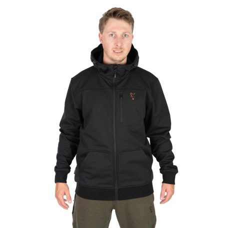 Fox Collection Soft Shell Jacket - fekete/narancs kabát XL