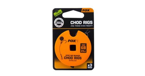 Fox chod rigs 25lb size 6B