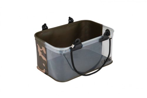 Fox Aquos Camo Rig Water Bucket - EVA vizes vödör, átlátszó fedéllel