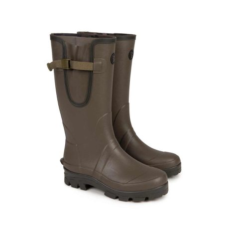 Fox Neoprene lined Camo/Khaki Rubber Boot - bélelt gumicsizma