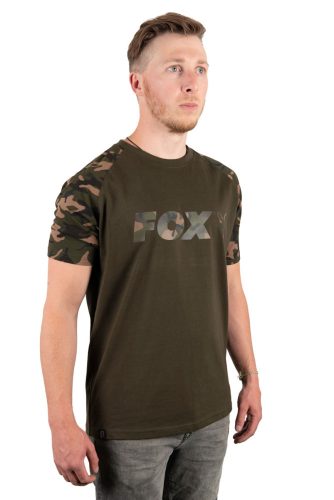 Fox camo/khaki póló 3XL