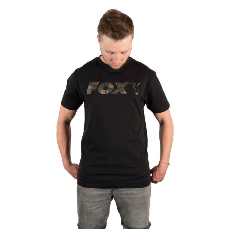 Fox camo/fekete póló 2XL