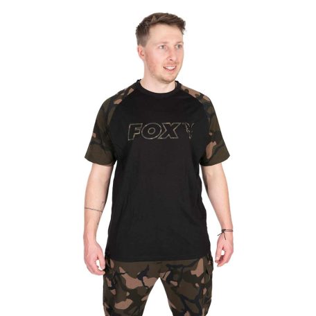 Fox Black / Camo Outline T-shirt póló 3XL