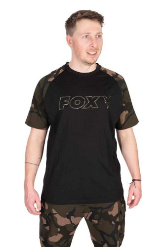 Fox Black / Camo Outline T-shirt póló 3XL