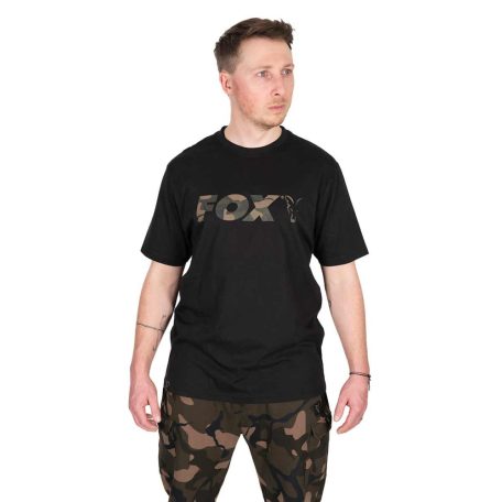 Fox Black / Camo Logo póló 3XL