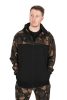 Fox LW BLack / Camo Split Zip Hoody  - könnyű cippzáras felső 3XL