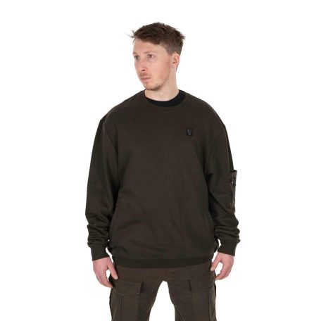 Fox LW Khaki Jumper pulóver XL