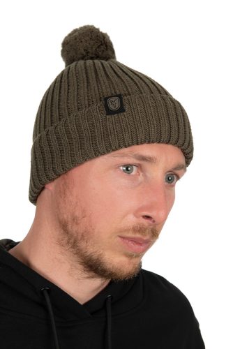 Fox Merino Bobble Hat - téli spaka