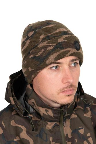 Fox Camo Sherpa Tec Beanie - sapka