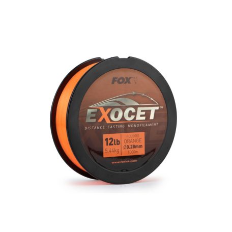 Fox Exocet Fluoro Orange Mono - monofil főzsinór 0,28mm/12lbs-5,5kg/1000m