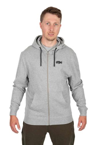 Spomb Grey Hoodie full Zip - cipzáras szürke pulóver L