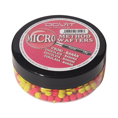 Dovit Micro Method Wafters 5mm - csoki/banán