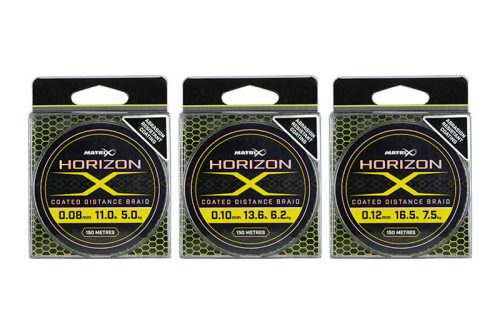 Matrix Horizon Coated Distance Braid 0,12mm 7,5kg (bevonatos fonott zsinór) 150m