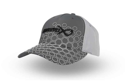 Matrix Hex Print Baseball Cap - Grey