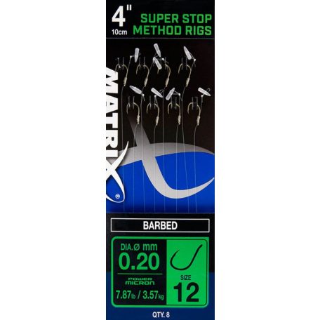 Matrix Method Rigs Super Stop 4" hook size: 16 dia: 0,18mm